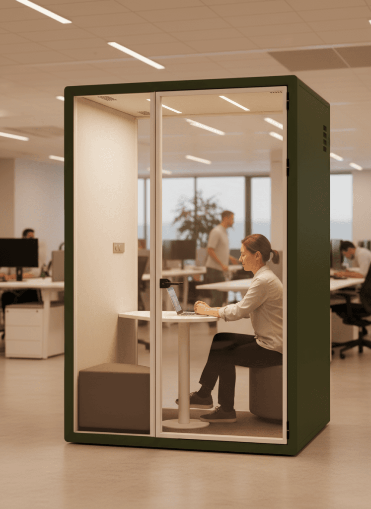 2 person soundproof office pod