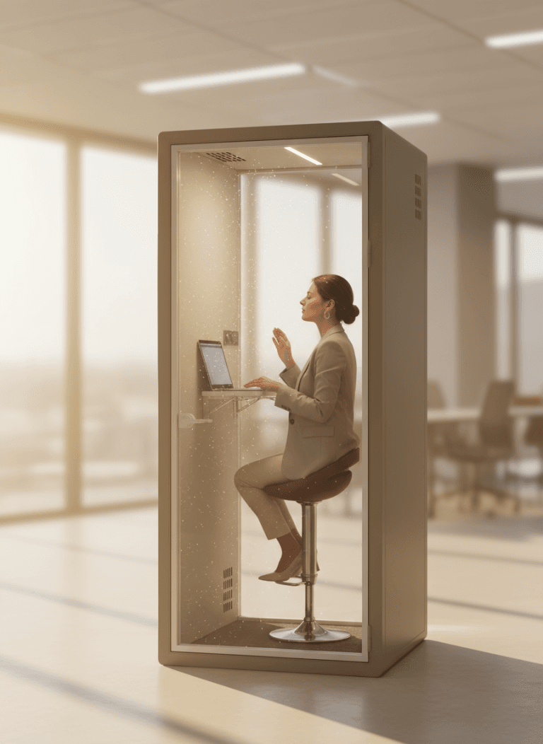 soundproof pod air change every 2 minute