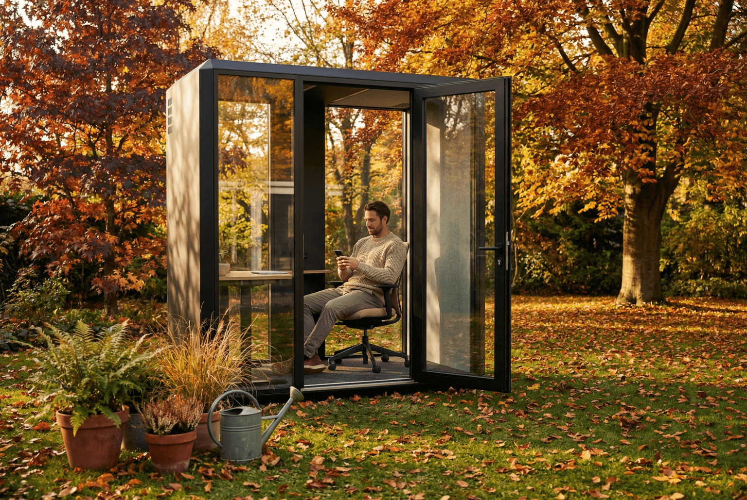 garden office pod from B&H Ergonomics