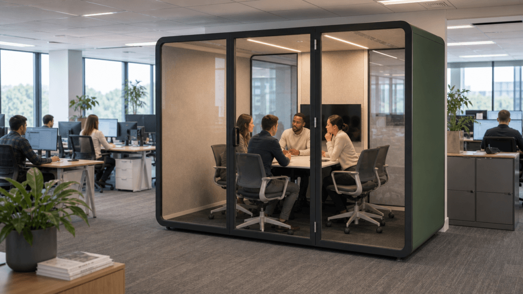 Cheap meeting pod