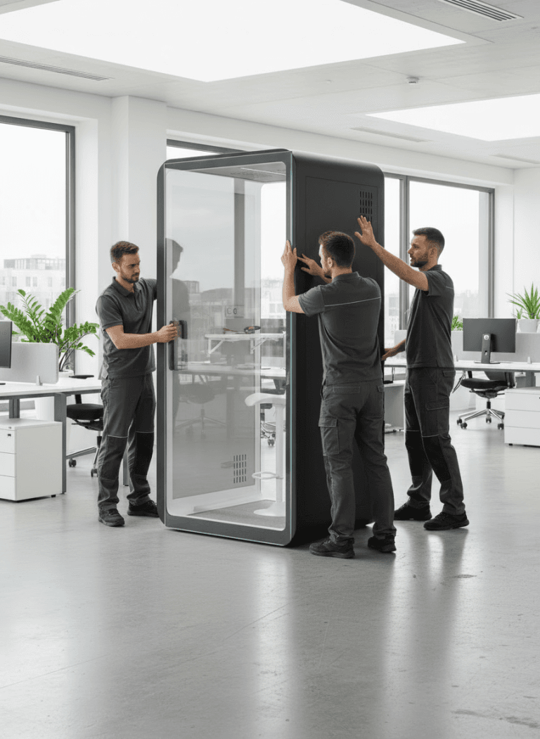 diy office phone booth