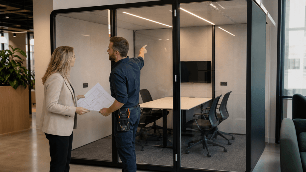 meeting pod installation checklist