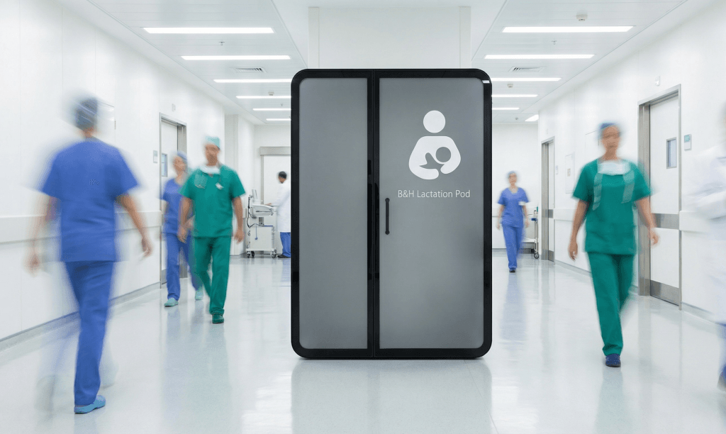 pod de lactation pour centre de soins, pod de lactation pour hôpital