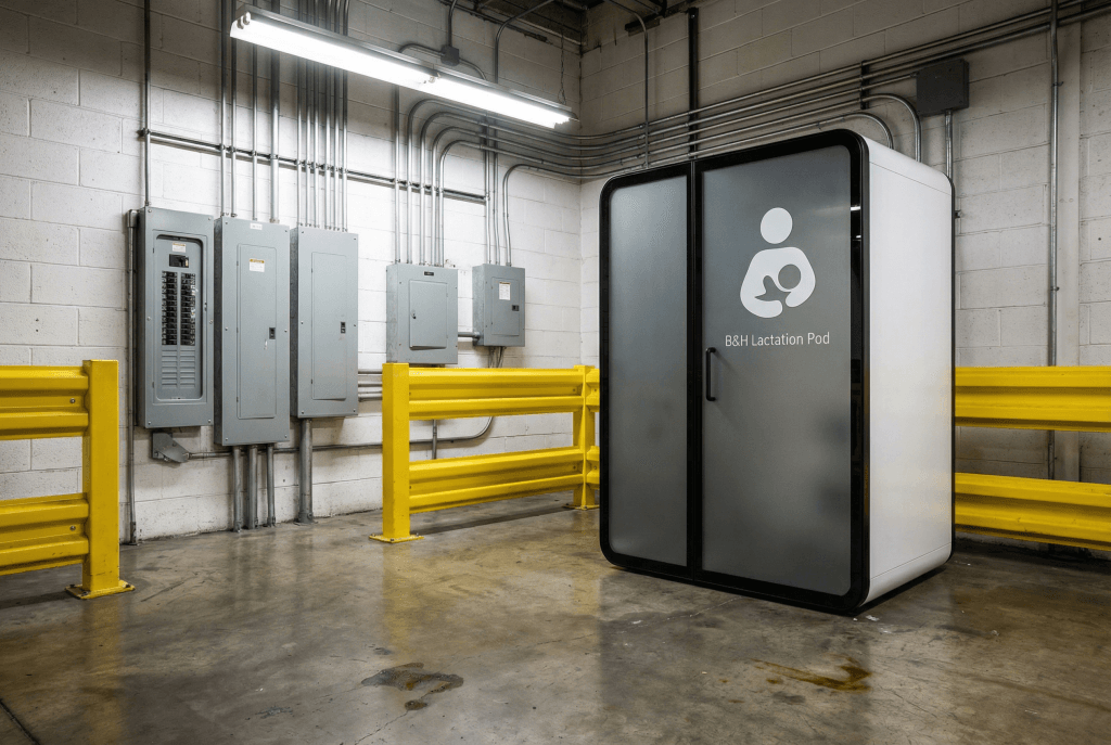 Pod de lactation pour l'industrie et les entrepôts