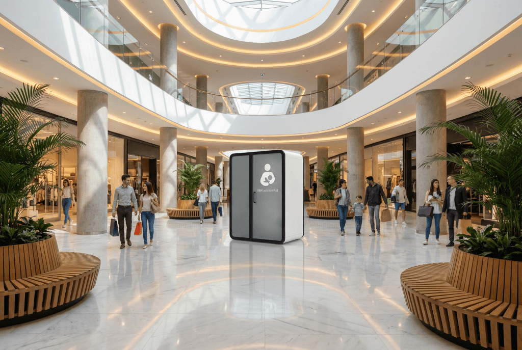 les cabines de lactation dans les centres commerciaux