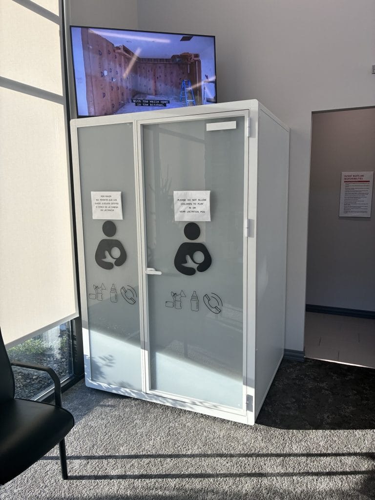 lactation pod show case