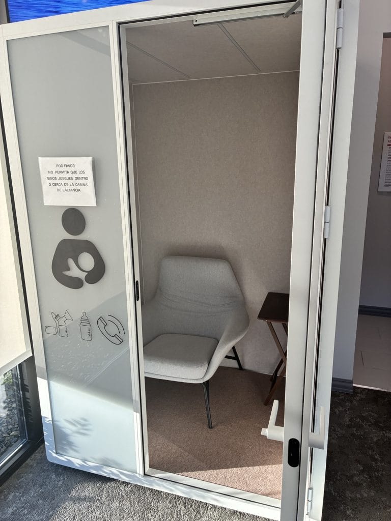 lactation pod show case