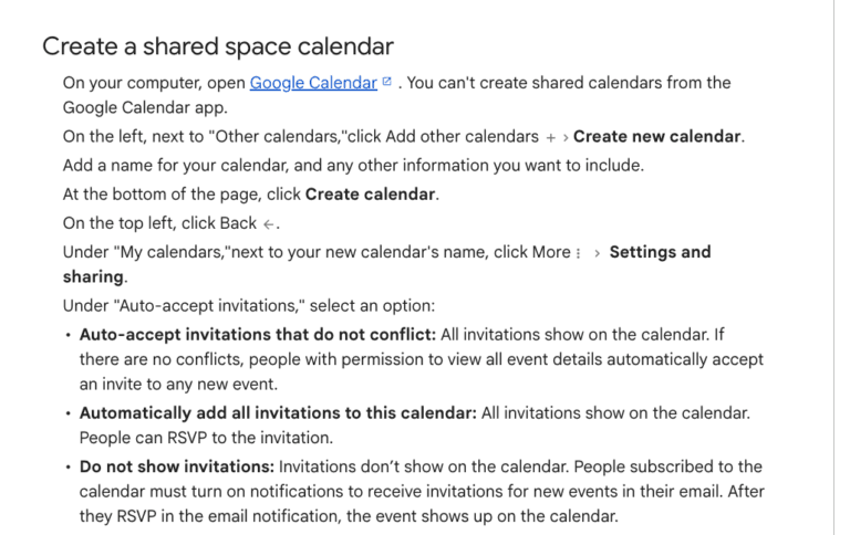 google calendar room booking